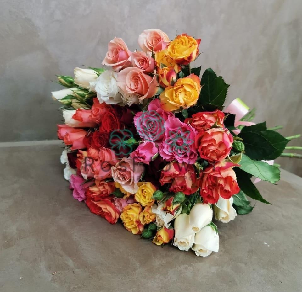 Букет цветов из: Розы в Павловском Посаде