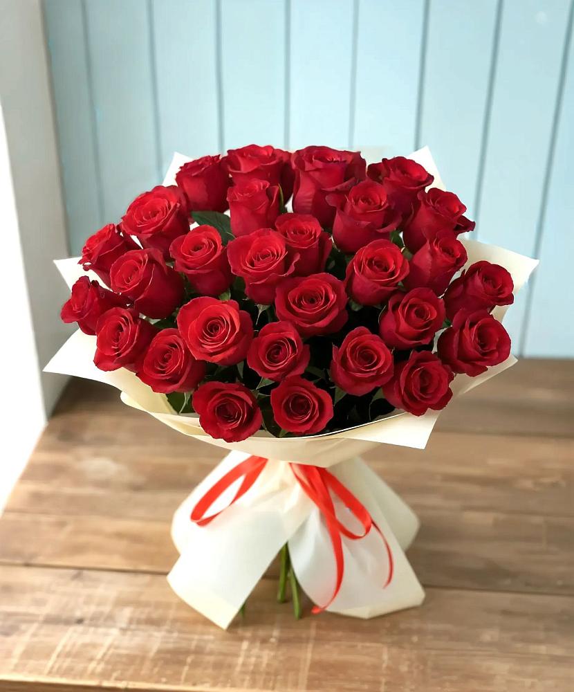 Букет 29 Красных роз в Павловском Посаде
