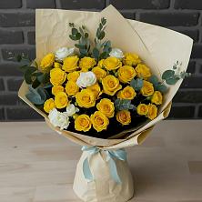Букет цветов из:  Розы в Павловском Посаде