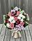 Букет цветов из: Альстромерии, Гвоздики, Розы и Хризантемы в Павловском Посаде