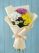 Букет цветов из:  Хризантемы в Павловском Посаде
