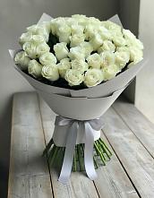 Букет 35 Белых роз в Павловском Посаде