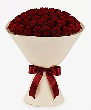 Букет 101 Бордовая роза Блэк Бакарра в Павловском Посаде
