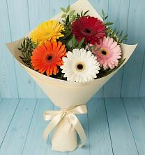 Букет цветов из:  Герберы в Павловском Посаде