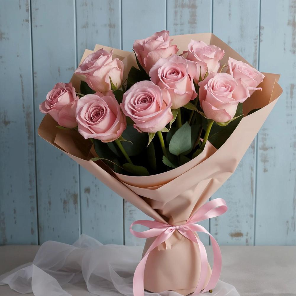 Букет цветов из: Розы в Павловском Посаде