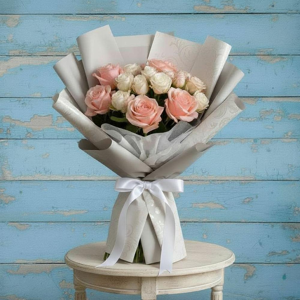 Букет цветов из: Розы в Павловском Посаде