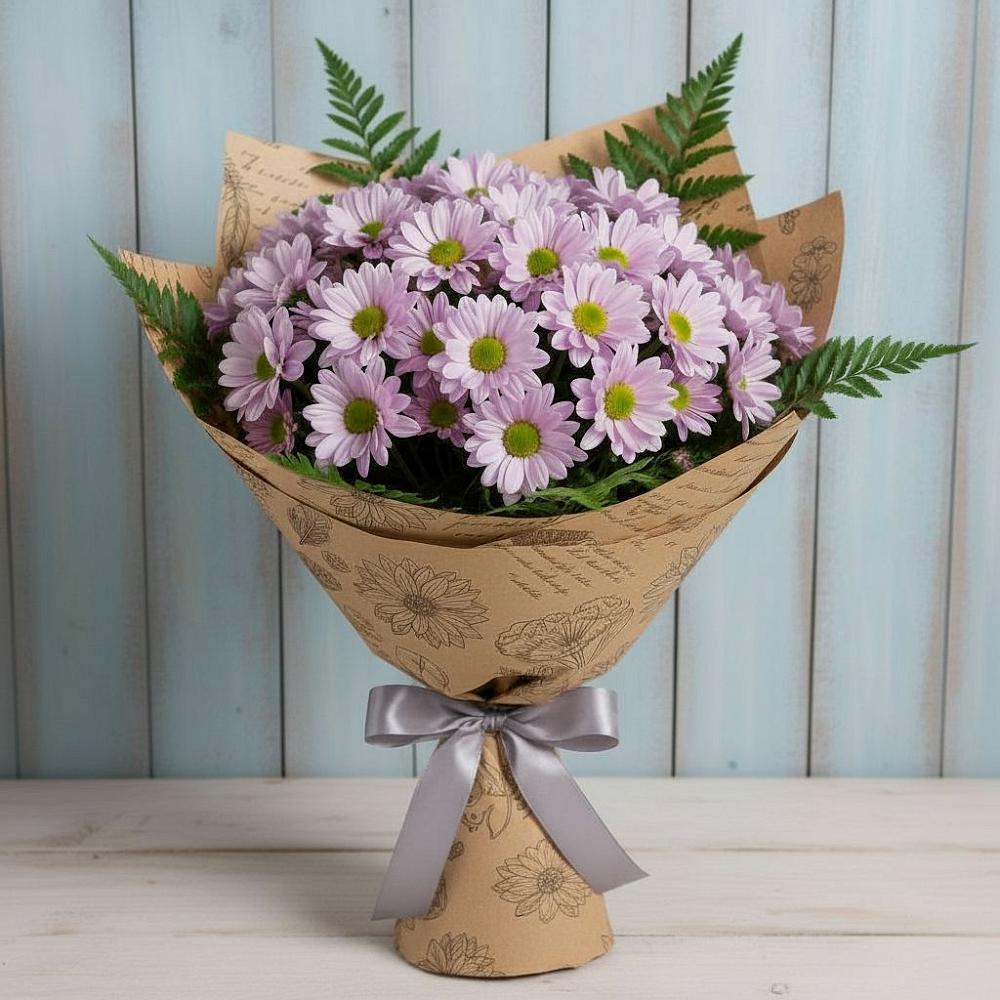 Букет цветов из: Хризантемы в Павловском Посаде