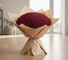 Букет 101 Красная роза в Павловском Посаде