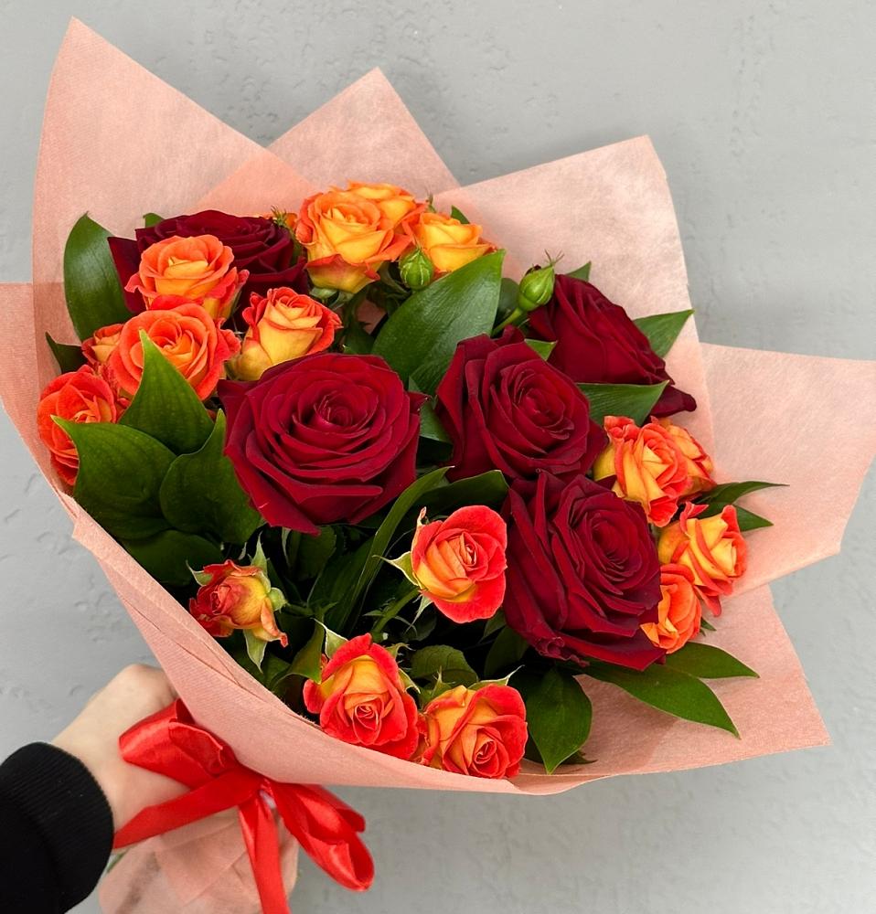 Букет Любовь и восторг в Павловском Посаде