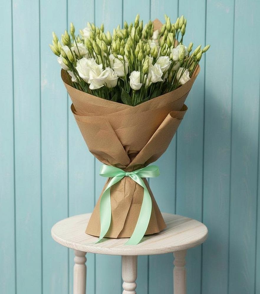 Букет цветов из: Лизиантусы в Павловском Посаде