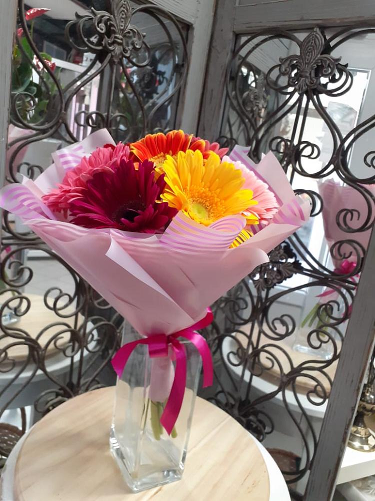 Букет цветов из: Герберы в Павловском Посаде