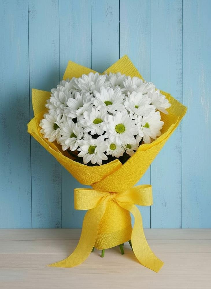 Букет цветов из: Хризантемы в Павловском Посаде