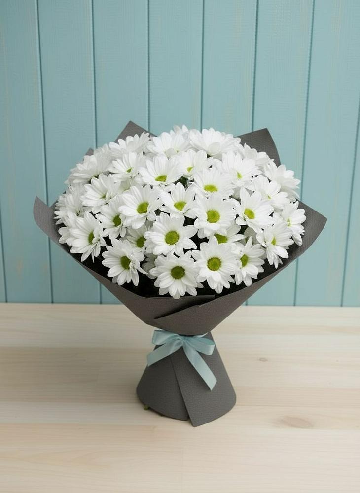 Букет цветов из: Хризантемы в Павловском Посаде