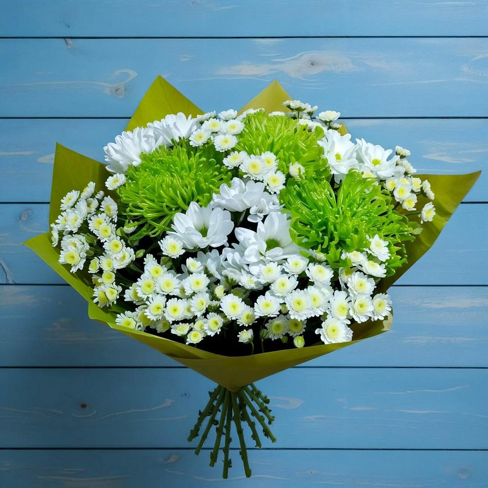 Букет цветов из: Хризантемы в Павловском Посаде