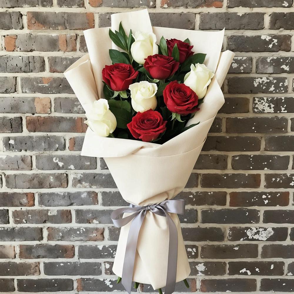 Букет цветов из: Розы в Павловском Посаде