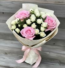 Букет цветов из:  Розы в Павловском Посаде
