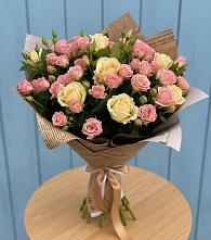 Букет цветов из:  Розы в Павловском Посаде