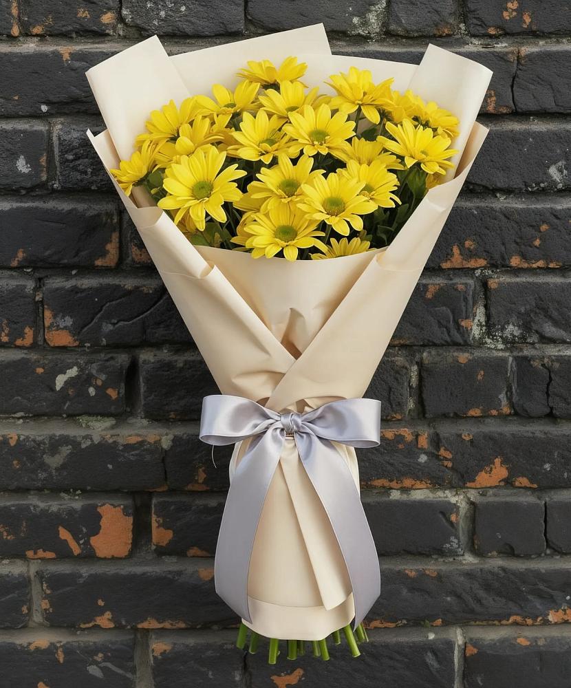 Букет цветов из: Хризантемы в Павловском Посаде