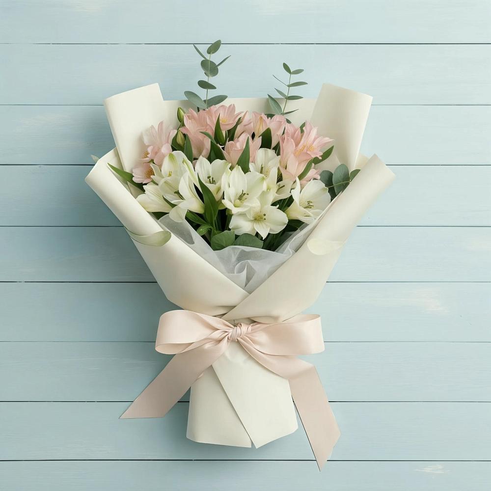 Букет цветов из: Альстромерии в Павловском Посаде