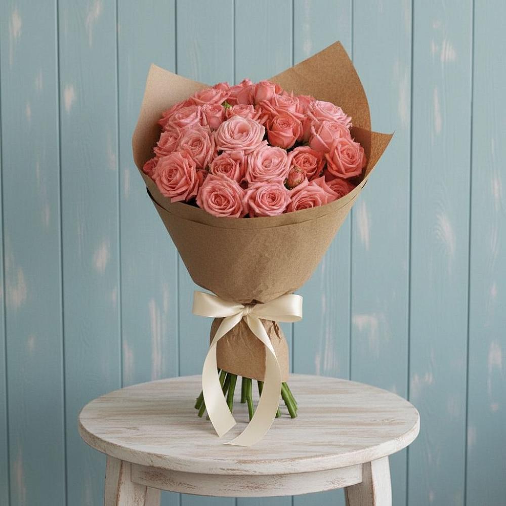 Букет цветов из: Розы в Павловском Посаде