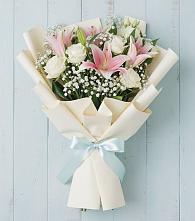 Букет цветов из:  Лилии в Павловском Посаде