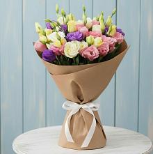Букет цветов из:  Лизиантусы в Павловском Посаде